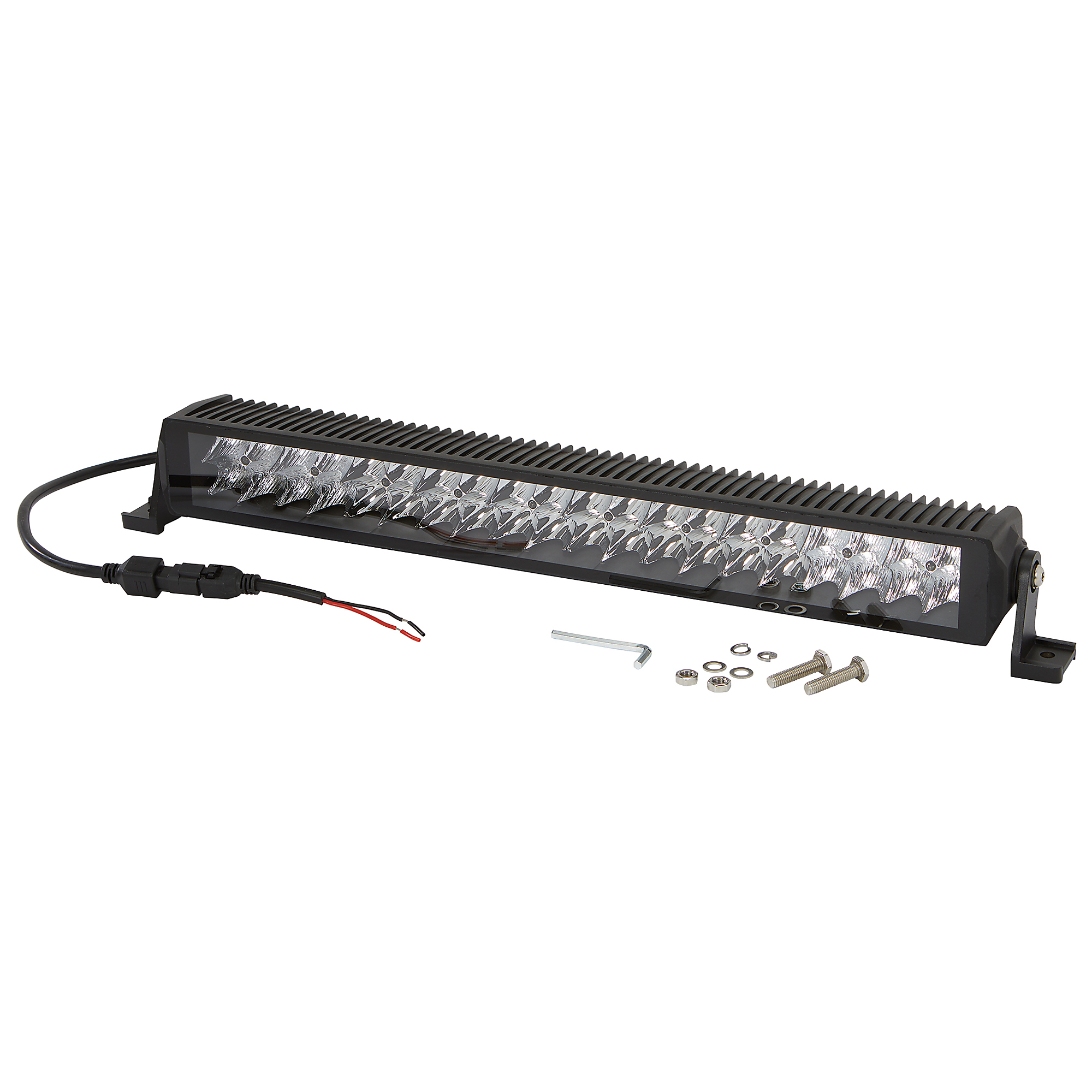 Ultra-Tow Double-Row LED Light Bar, 20in., 5580 Lumens, 2760ft. Range, Clear, Works with Item #6112231